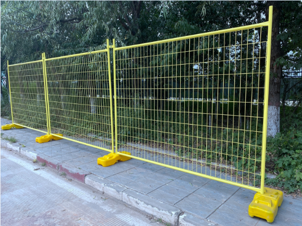 Pvc высоты провода 7ft 4mm покрыл загородку Австралии временную с пластиковыми ногами