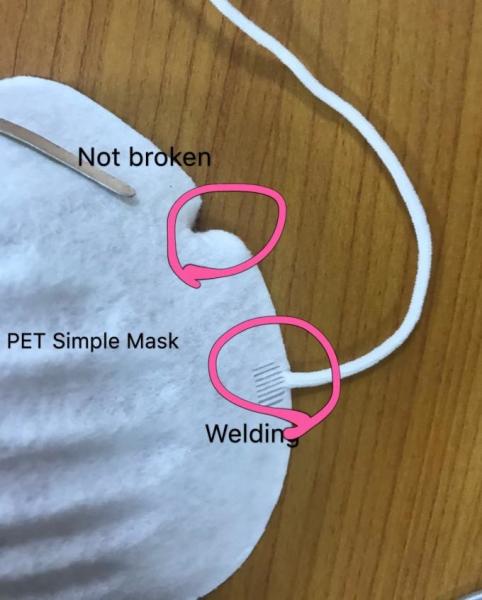 Fiberglass Free Disposable Breathing Mask , Disposable Dust Respirators For Food Industry