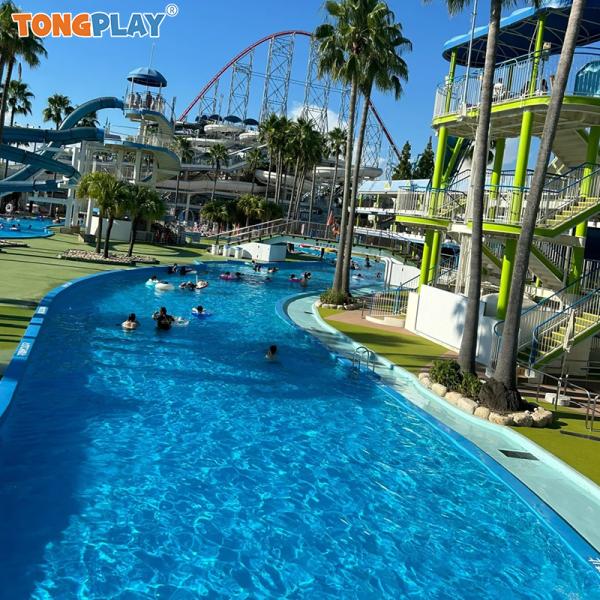 High Capacity Fiberglass Water Slide with Customized Color for Commercial Use in Water Parks