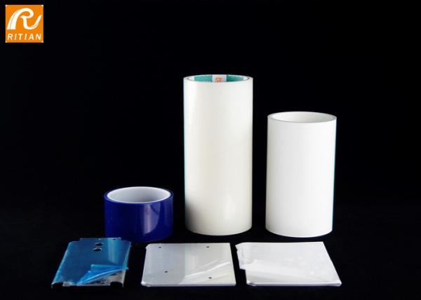 Customized Size Surface Protection Tape Blue Color With Plastic Core