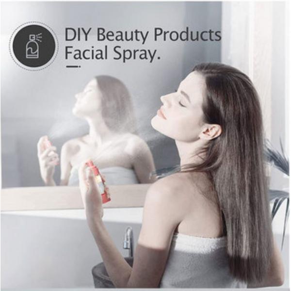 Rose Gold 30ml UV Aluminum Airless Pump Bottle Used For Skincare Application