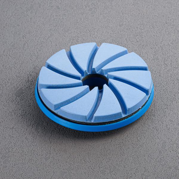 Customized Colors 6 inch Snail Lock Diamond Edge Polishing Pads for and Long Lifespan