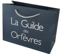Sac de magasinage de luxe réutilisable sac de cadeau d'emballage de Noël personnalisé sacs de papier kraft
