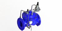 Válvula de sustentação de pressão de ferro dúctil de conexão de flange para uso industrial