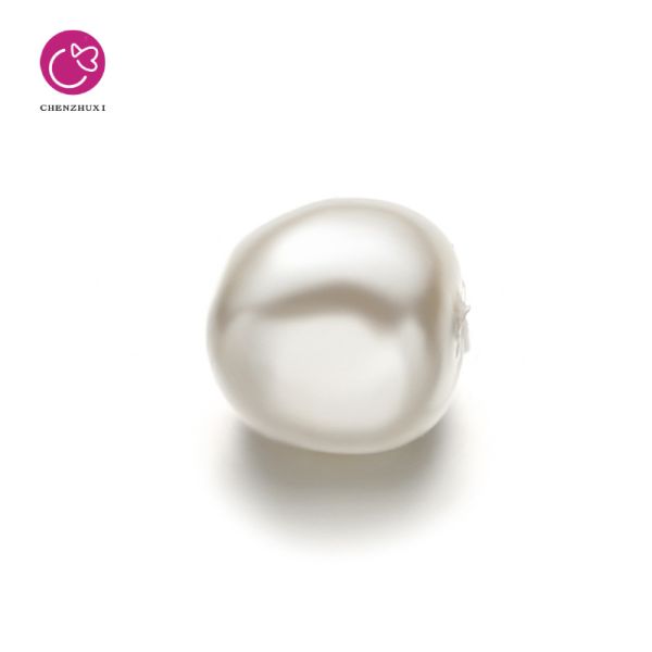Hot Sale DIY Necklace Imitating Pearl Beads ABS Plastic Solid Color Bulk Beads Accessories Handmade Decorative Beads
