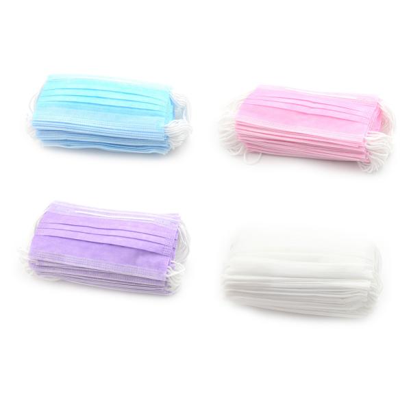 Economical Disposable Face Mask Size 17.5 X 9.5cm With Adjustable Nose Wire