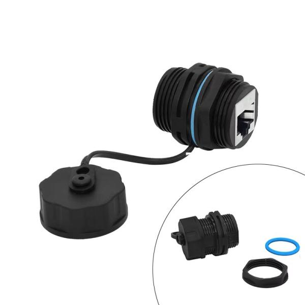 M23 RJ45 ネットワーク防水接続パネル 型 直通型 尾なし