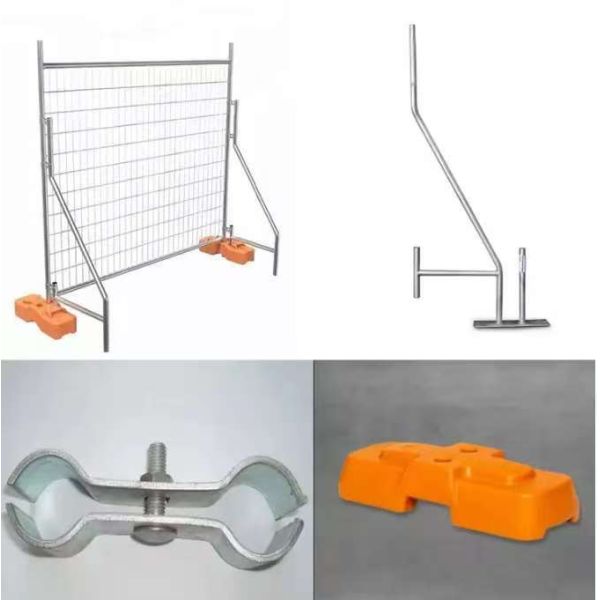 Heavy Duty Galvanized 2.1*2.4M Metal Temporary Fence Panels For Australia Market