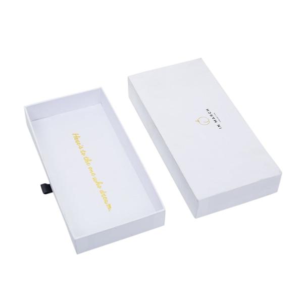 Paperboard CMYK Slide Open Gift Boxes False Eyelash Packaging