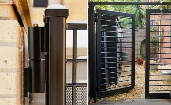 Heavy Duty Steel Weld-on Bullet Hinges With grease fitting