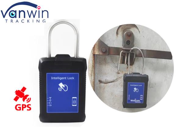 GSM 4G Safety Alarm Smart Door Lock GPS Padlock For Logistics Cargo