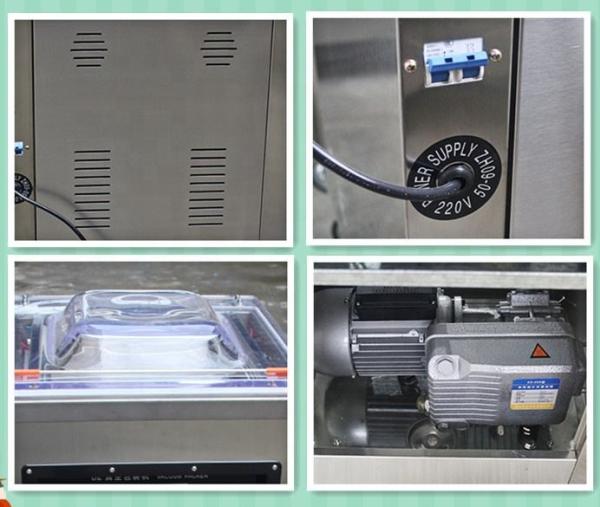 Única máquina industrial da selagem do vácuo da câmara 110V para alimentos frescos