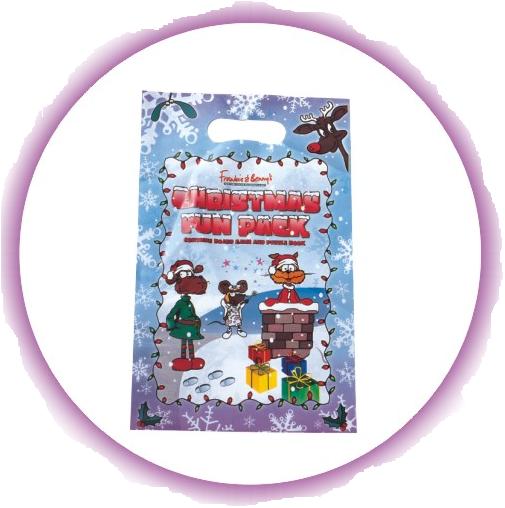 OEM Imprinted Plastic Retail Bags For Board Game , Puzzle Book