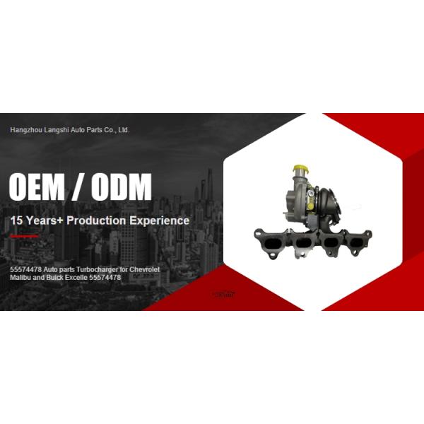 STANDARD Motor Code 55574478 Turbocompressor para Chevrolet Malibu e Buick Excelle