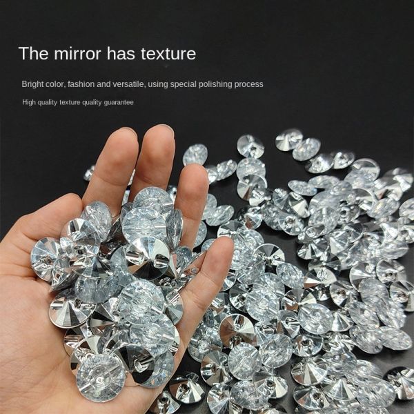 Sofa Cushion Backrest Decorative Buttons, Sofa Crystal Buttons, Chair Decorative Glass Buttons, Water Diamond Buttons, Bed