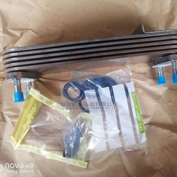 VH1571OE0031 Oil Cooler Assy Excavator J05e engine Parts For sk200-8 Sk210lc-8 SK250-8 SK260lc-8
