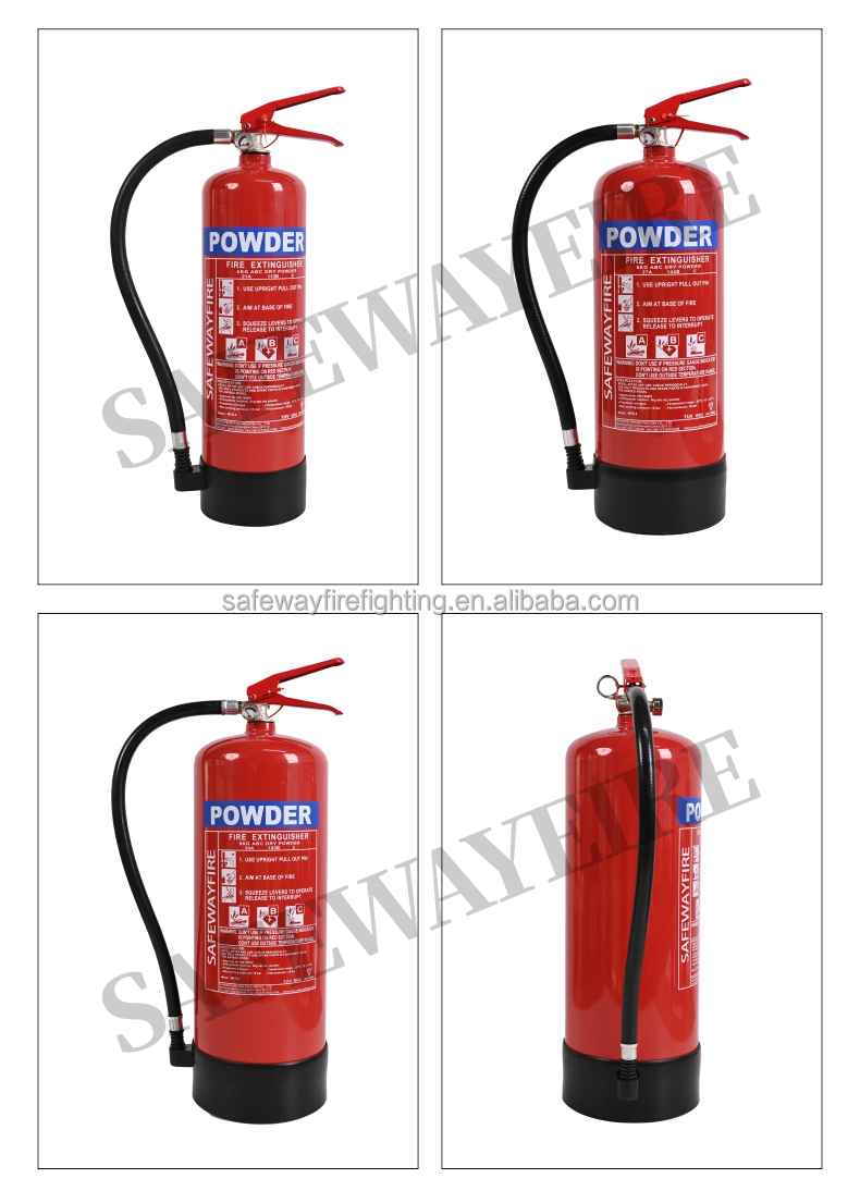 6KG ABC Dry Powder Fire Extinguisher, BSI Kitemark EN3 Certified Heavy‑Duty Commercial Fire Extinguishe for Warehouse Shop Industrial Premises