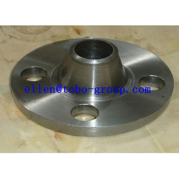 Welding Neck Custom Silver ASTM / ASME Forged Steel Flanges Long Flanges Type Welding Neck