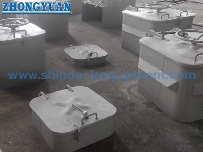 arine Non-Weathertight Small Steel Hatch Cover | CB/T 3728 Type F Single-Point Closure