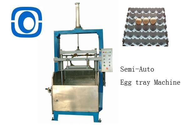 Small  Pulp Semi Automatic Paper Dish Making Machine  80KW Reciprocating