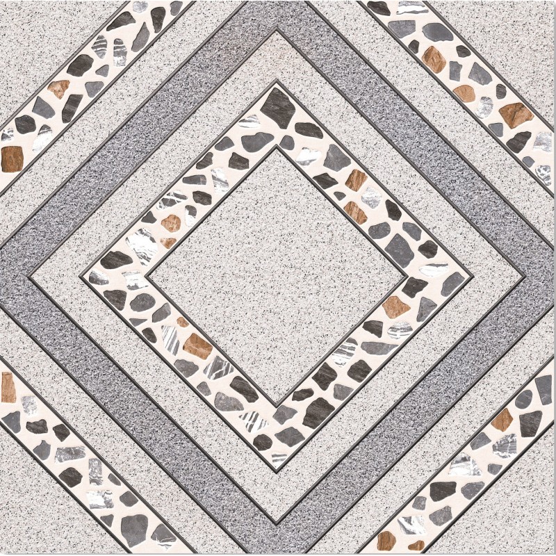 Light Gray Acid-Resistance 600x600mm Retro Outside Floor Paving Ceramic Tile For Countyard And Swimming Pool