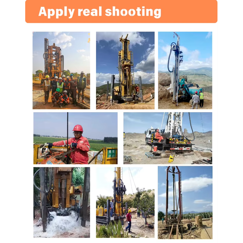 High Penetration ST300 Water Well Drilling Rig With Air Drilling Function