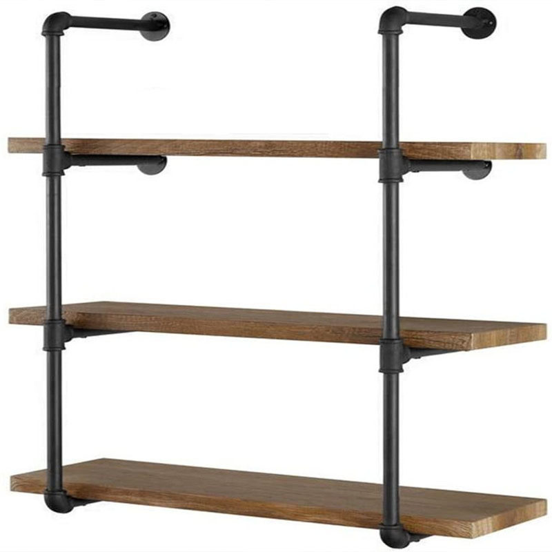 Villia 4 Tier Stainless Steel Corner Bathroom Shelf with Floating Wall Mount Design
