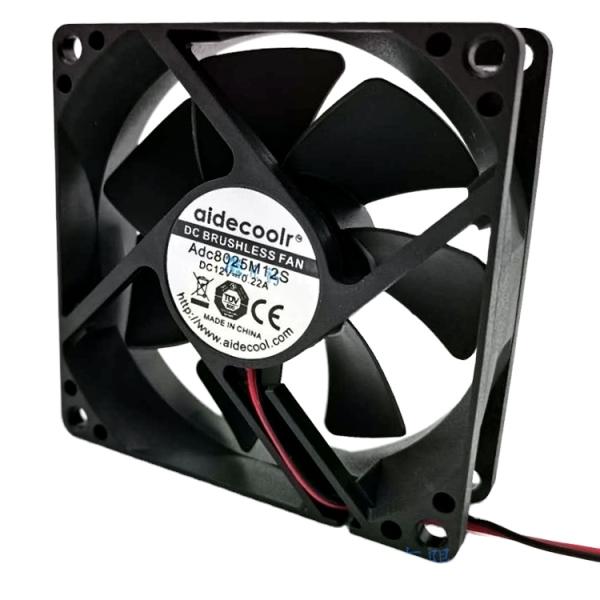 Безщеточный 8025 шарикоподшипник 80x80x25mm 12V 24V 48V охлаждающего вентилятора 2 шкафа компьютера