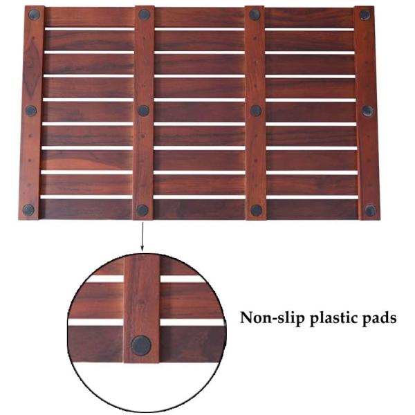 Ширина циновки ливня 80cm Bathroom Teak фирм обслуживающих на выезде 1,18» складная твердая деревянная