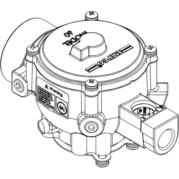 95CFM Diaphragm IMPCO Mid Size Engine Mixers Fuel System Parts