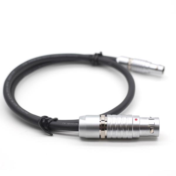 4.5mm OD Arri Amira Power Cable Lemo 3 Pin To 8 Pin For Steadicam Stabilizer