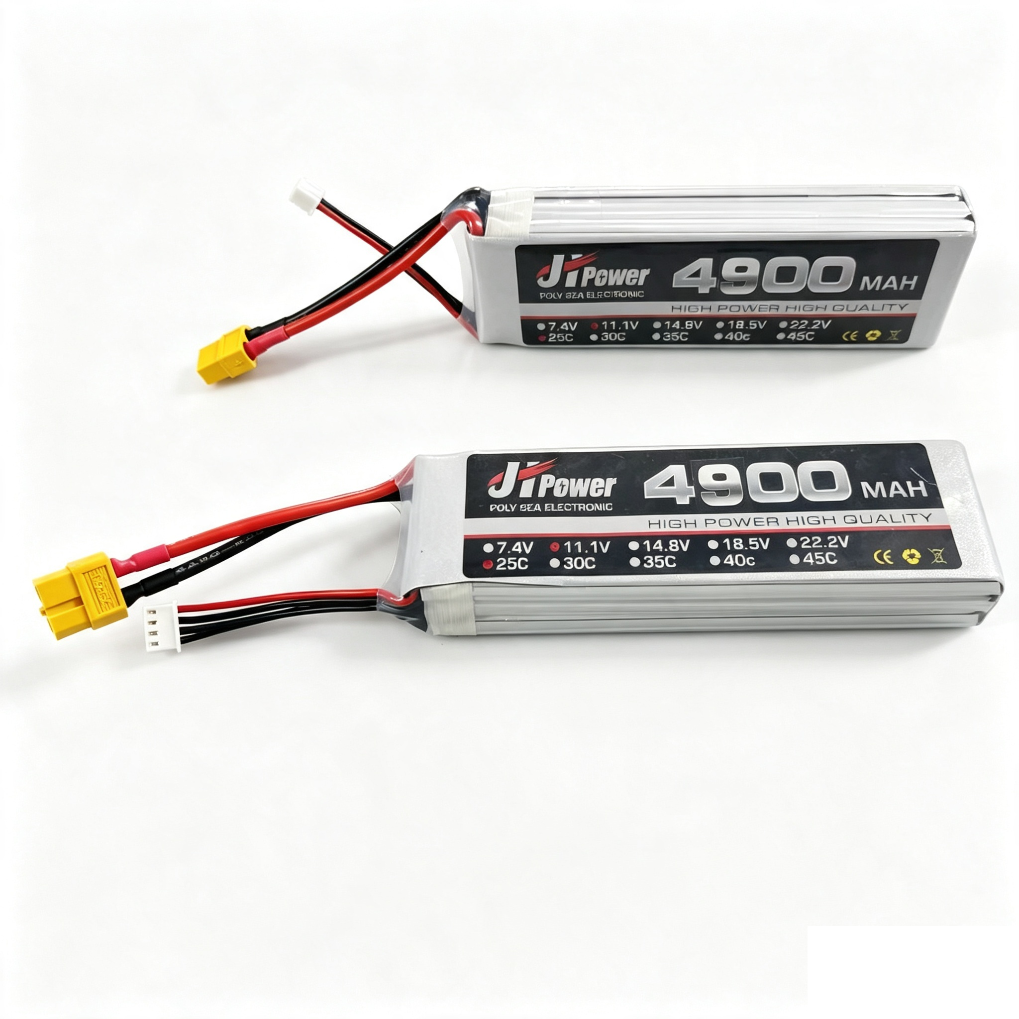  3S 11.1V 4900mAh 25C Lithium Battery RC Fixed Wing Aircraft Helicopter RC Car High Rate LiPo Battery