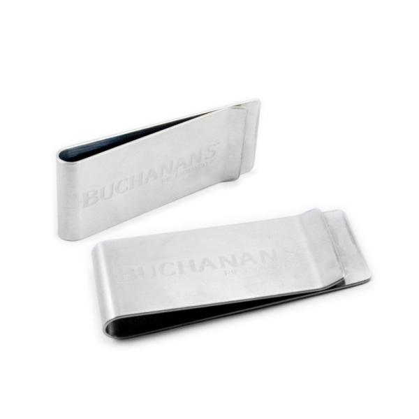 Promotional Stainless Steel Money Clip Tickey Folder Logo Customized