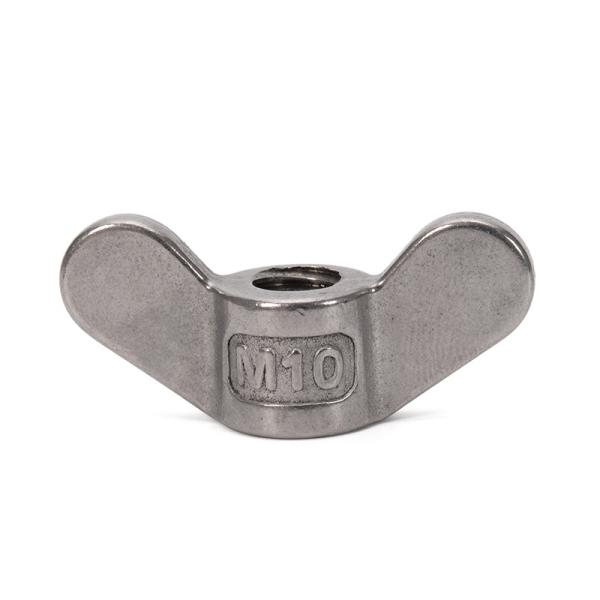 Metric Measurement System Stainless Steel SS304 SS316 Wing Nut DIN315 Alloy Steel for Industrial Applications