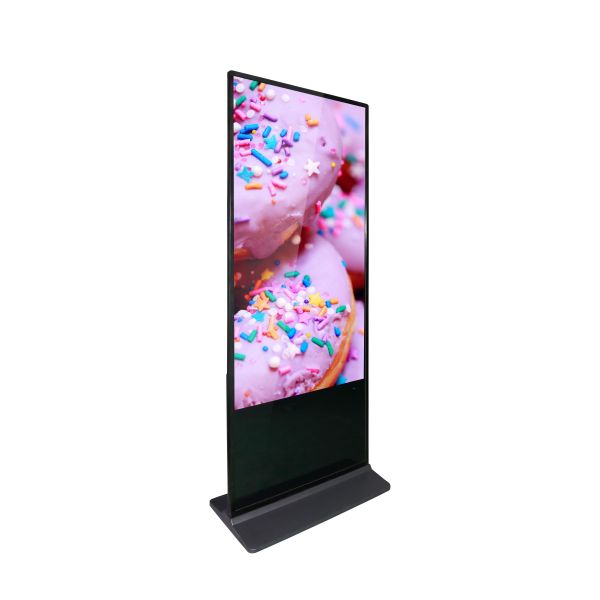 43 Floor-Standing Digital Signage Android WiFi Advertising Player Ultra-Thin Metal Kiosk Commercial Display OEM
