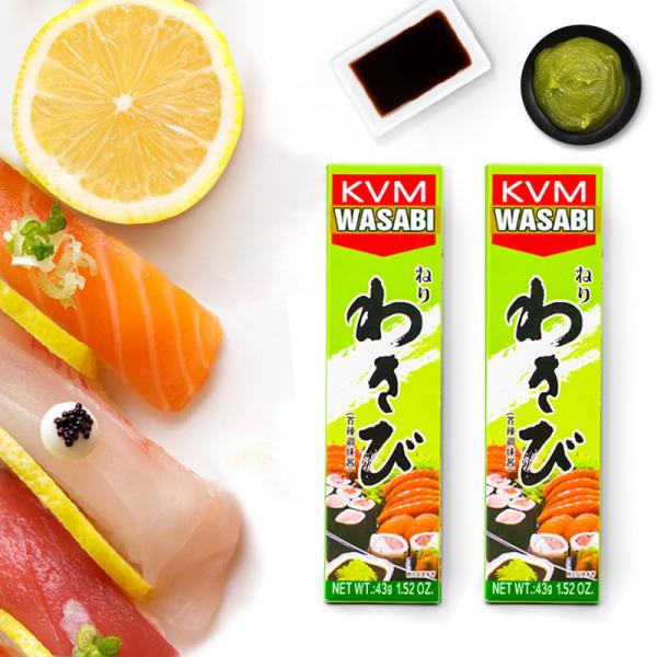 KVM hot Horseradish Sauce Wasabi Powder For Sushi Seasonings 43gx100
