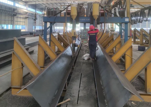 Welded H-Beam, Custom Welded H Section Steel for Steel Structure Workshop