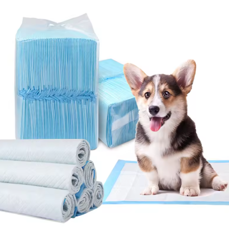 5-Ply Super Absorbent Pet Training Pad - Factory Wholesale High Absorbency Puppy Pee Pad with SAP & Leak-Proof PE Backsheet