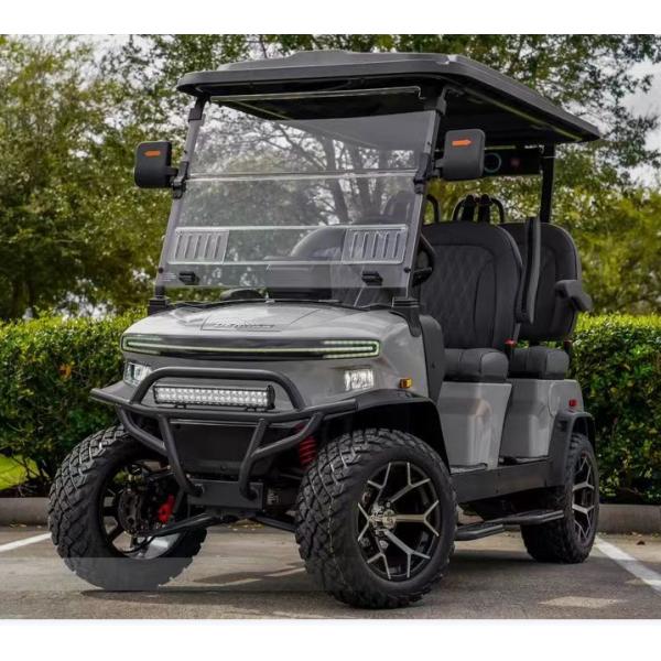 2024 High Quality Off-road Club 60V 4 6 Seater Golf Buggy Price Cheap Electric Golf Carts for sale12 inch or 14 inc tire