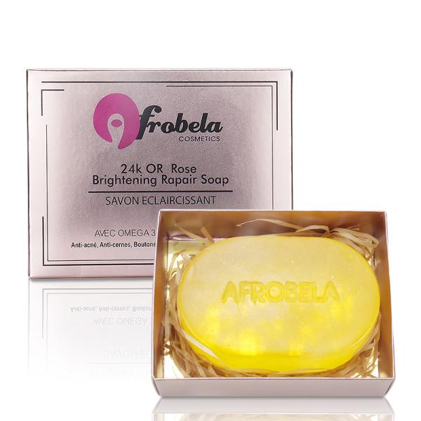 Private Label 24k Gold Rose Soap Skin Care Whitening Bar Soap