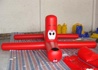 Outdoor Giant Inflatable Water Game / Inflatable Floating Water Park Trampoline Combo