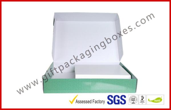 Handmade E Flute Corrugated Paper Box , Children Toy Boxes With Square Shape