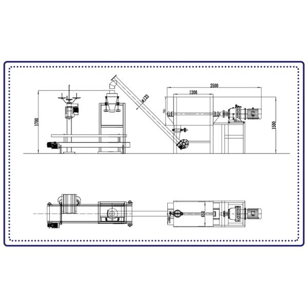 Fully Automatic Food Powder Packaging Machine Stainless Steel Quantitative Weighing And Dividing Machine