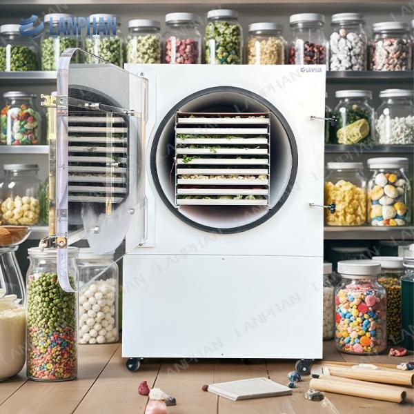 Lanphan Automatic Large Freeze Dryer 5m2 Freeze Dryer Machine For Meat Fruit Vegetables