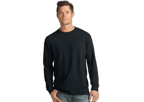 Red Knitting Mens Casual T - Shirts traditional set - in sleeves O - Neck