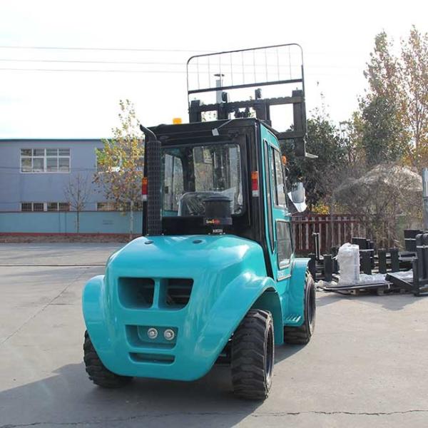 3.5 Ton Rough Terrain Fork Lift Truck Chinese Engine A498BPG 4X4 Drive Swift