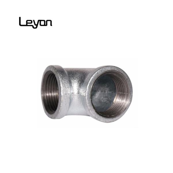 90 Malleable Iron Elbow BSPT Threaded Pipe Fitting For Fire Protection