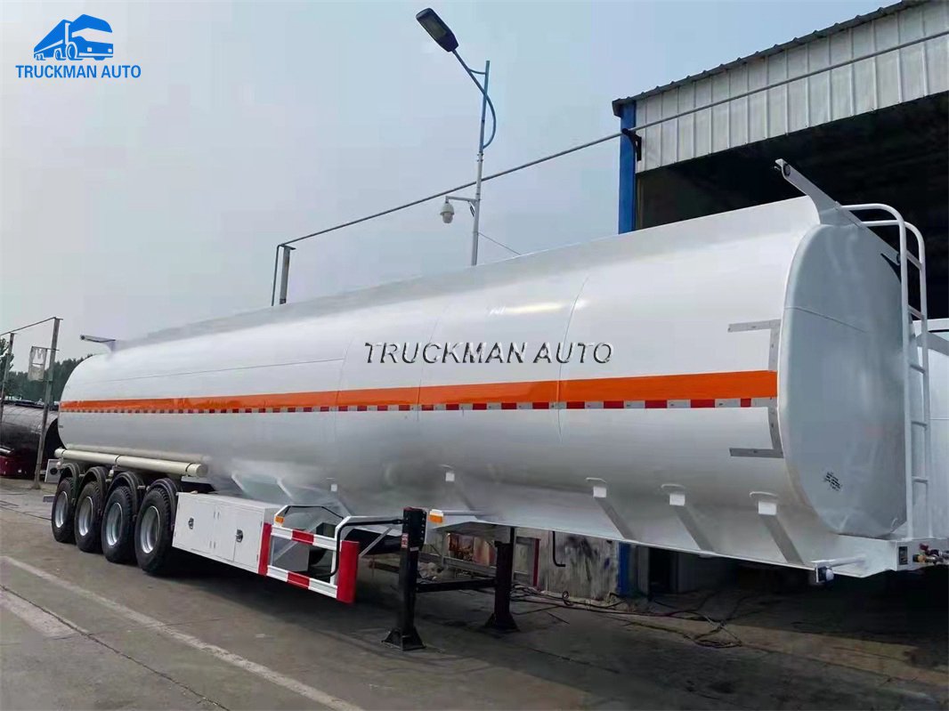 4 трейлер топливного бака цапфы 54m3 54000L на Гана 6 ПК Comdepartment