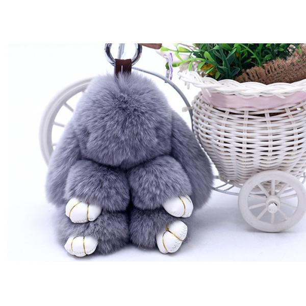 Прекрасный милый легковес Кейчайн меха кролика игрушек детей для сумки Гилрс