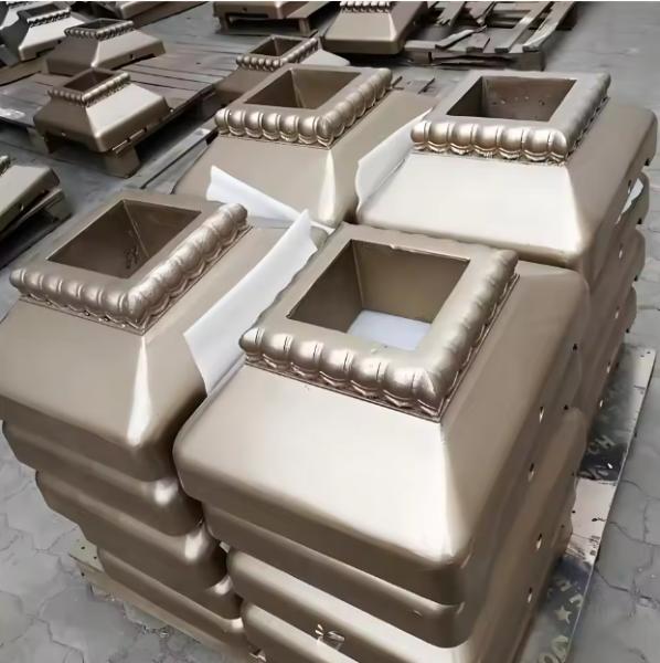 Grey Iron Base with Customized Color and Custom Dimensions for Parking Garage Guard Rails
